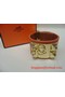 2009 Hermes Orange Leather Gold Bangle 1171  Replica