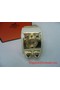 2009 Hermes White Leather Gold Bangle 1171  Replica