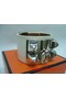 2009 Hermes White Leather Silver Bangle 1171  Replica