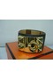 2010 Hermes Medor Bracelet Black Leather Gold Bangle 1171  Replica