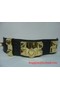 2010 Hermes Medor Bracelet Black Leather Gold Bangle 1171  Replica