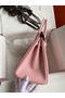 Hermes Birkin 25 Retourne Handmade Bag In Rose Sakura Epsom Calfskin Replica