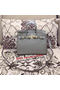 Hermes Birkin 25CM Tote Bag Original Leather H25 Dark Grey Replica