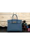 Hermes Birkin 35CM 30CM Tote Bag Original Leather HB35O SkyBlue Replica