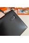 Hermes Kelly 19cm Shoulder Bags box Leather KL19 Gold hardware black Replica