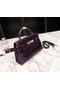 Hermes Kelly 19cm Tote Bag crocodile Leather KL19 purple Replica