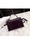 Hermes Kelly 19cm Tote Bag crocodile Leather KL19 purple Replica