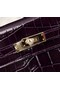 Hermes Kelly 19cm Tote Bag crocodile Leather KL19 purple Replica