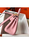 Hermes Kelly 20cm Bag In Pink Clemence Leather GHW Replica
