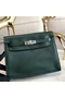 Hermes Kelly Danse Handmade Bag In Dark Green Swift Leather Replica