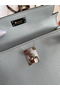 Hermes Kelly Mini II Sellier Handmade Bag In Blue Glacier Epsom Calfskin Replica