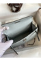 Hermes Kelly Mini II Sellier Handmade Bag In Blue Glacier Epsom Calfskin Replica