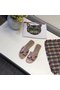 Hermes lady leather Slipper HO808HMJ pink Replica