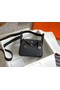 Hermes mini Lindy Original Togo Leather Bag OLD19 black Replica