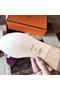 Hermes Oran Sandals In Purple Shiny Niloticus Crocodile Replica