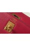 Hermes Original Epsom Leather KEL2578 Burgundy Replica