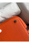 Hermes Picotin Lock 22 Bicolor Handmade Bag in Orange and Burgundy Swift Leather Replica