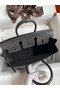 Hermes Birkin 25 Bag In Dark Grey Matte Alligator Crocodile Skin Replica