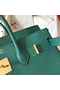 Hermes Birkin 30 Handmade Bag In Malachite Epsom Leather Replica