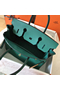 Hermes Birkin 30 Handmade Bag In Malachite Epsom Leather Replica