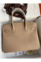 Hermes Birkin 30 Retourne Handmade Bag In Trench Clemence Leather Replica