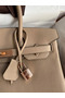 Hermes Birkin 30 Retourne Handmade Bag In Trench Clemence Leather Replica