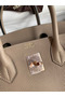 Hermes Birkin 30 Retourne Handmade Bag In Trench Clemence Leather Replica