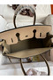 Hermes Birkin 30 Retourne Handmade Bag In Trench Clemence Leather Replica