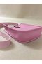 Hermes Evelyne original togo leather mini Shoulder Bag H15698 pink Replica