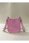 Hermes Evelyne original togo leather mini Shoulder Bag H15698 pink Replica