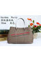 Hermes Garden Party 30cm Tote Bags Grainy Leather Grey Replica