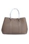 Hermes Garden Party 30cm Tote Bags Grainy Leather Grey Replica