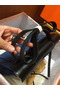 Hermes Herbag Zip 31cm Bag In Black And Blue Replica