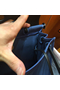 Hermes Herbag Zip 31cm Bag In Black And Blue Replica