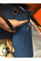 Hermes Herbag Zip 31cm Bag In Black And Blue Replica