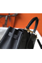 Hermes Kelly 32cm Bag In Black Clemence Leather GHW Replica
