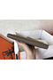Hermes Kelly Classic Long Wallet In Etoupe Clemence Leather Replica