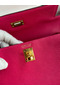 Hermes Kelly Danse II Bag In Rose Mexico Evercolor Calfskin Replica