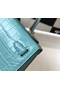 Hermes Kelly Mini II Bag In Blue Atoll Embossed Crocodile Leather Replica