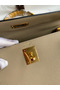 Hermes Kelly Sellier 28 Bicolor Bag in Trench and Yellow Epsom Calfskin Replica