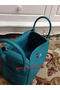 Hermes Lindy 30CM Original Leather Shoulder Bag HLD30 Light Green Replica