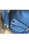 Hermes Lindy Mini Bag In Blue Agate Clemence Leather PHW Replica
