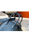 Hermes Lindy Mini Bag In Blue Agate Clemence Leather PHW Replica