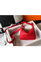Hermes Lindy Mini Bag In Red Clemence Leather GHW Replica