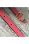 Hermes Mini belt buckle & Reversible leather strap 13 mm H07142 rose Replica