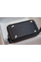 Hermes mini Lindy Togo Leather Bag LD19 black&Silver-Tone Metal Replica