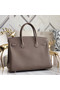 Hermes original Epsom Leather HB35O grey&silver Metal Replica
