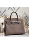 Hermes original Epsom Leather HB35O grey&silver Metal Replica