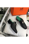 Hermes Paradis Mules In Black Calfskin Replica