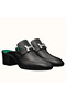 Hermes Paradis Mules In Black Calfskin Replica